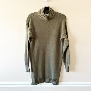 BP Mockneck Olive Green Sweater Dress Size XXS (Fits like a Small)